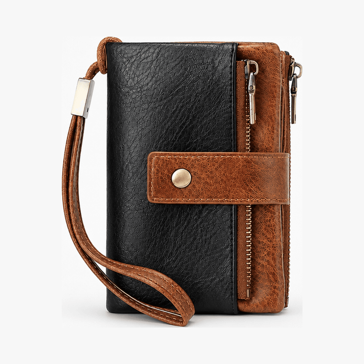 Veluna™ Long Wallet with Phone Pocket and Wrist Strap