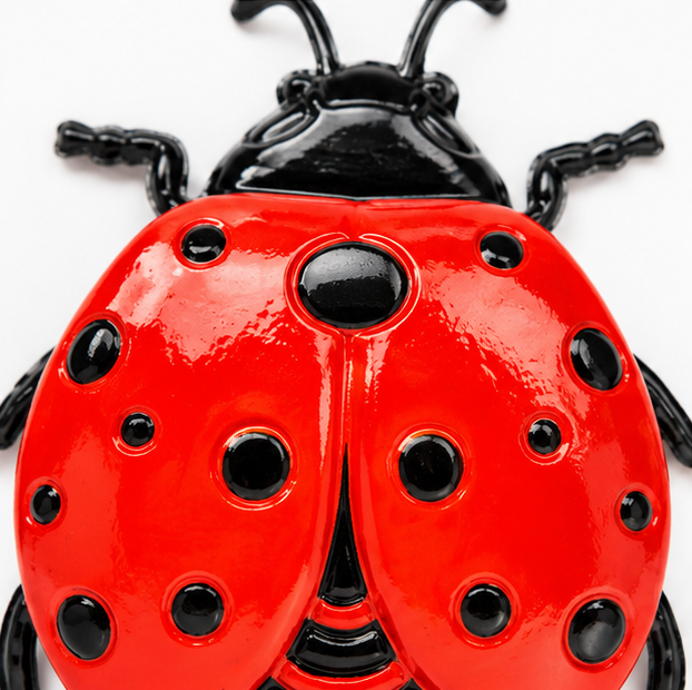 Bloomly – 3D Metal Bee Butterfly and Ladybug Garden Wall Decor Set, Hand