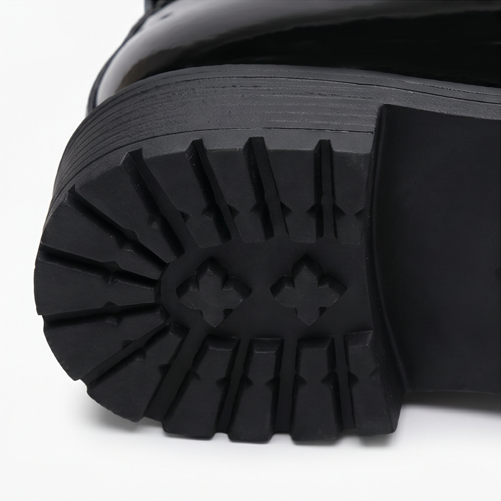 Bowella™ – Glossy Bow Loafers with Cushioned Platform