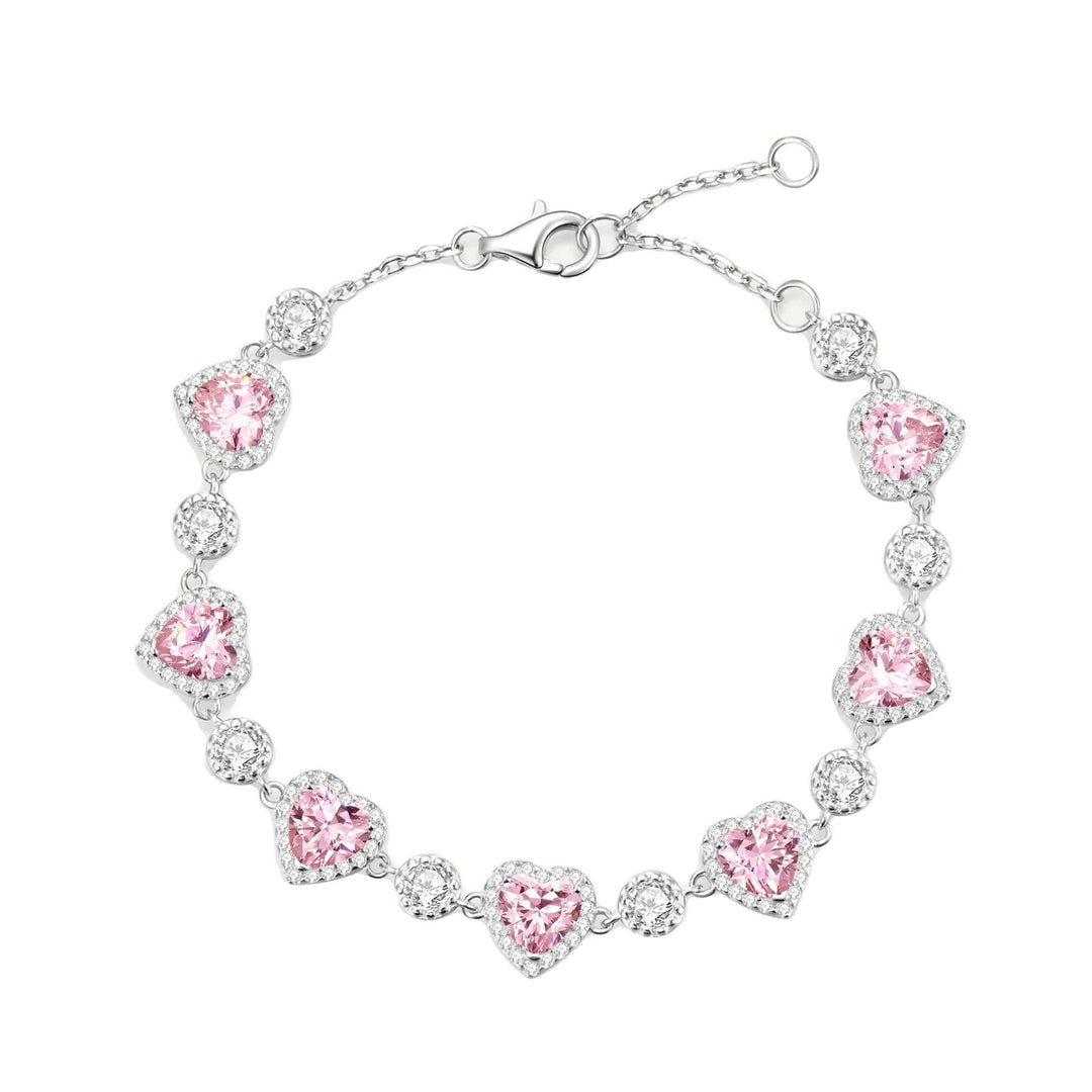 Lunavia™ – Heart Crystal Halo Bracelet