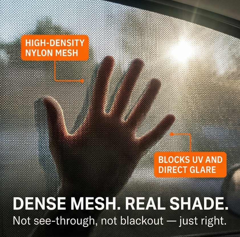 Breezeguard™ – Universal Car Window Sun & Bug Screen