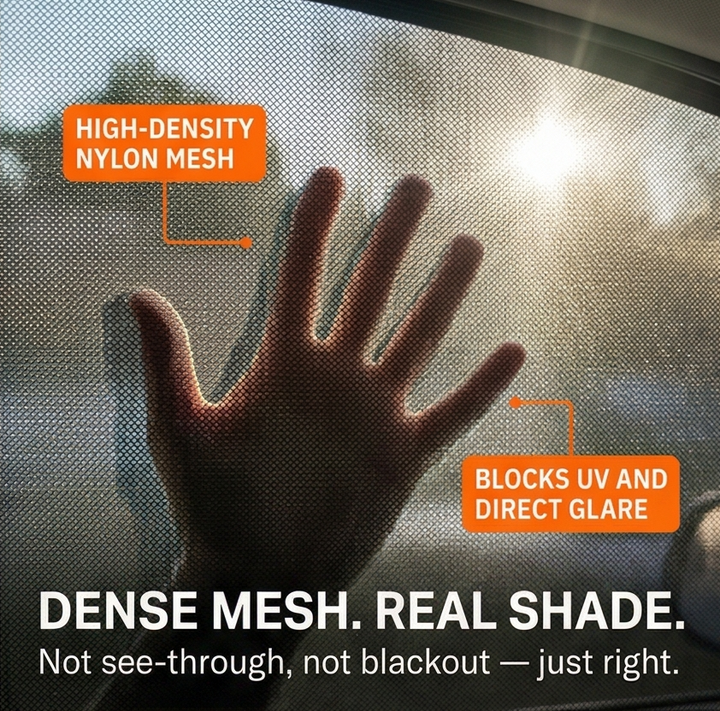 Breezeguard™ – Universal Car Window Sun & Bug Screen