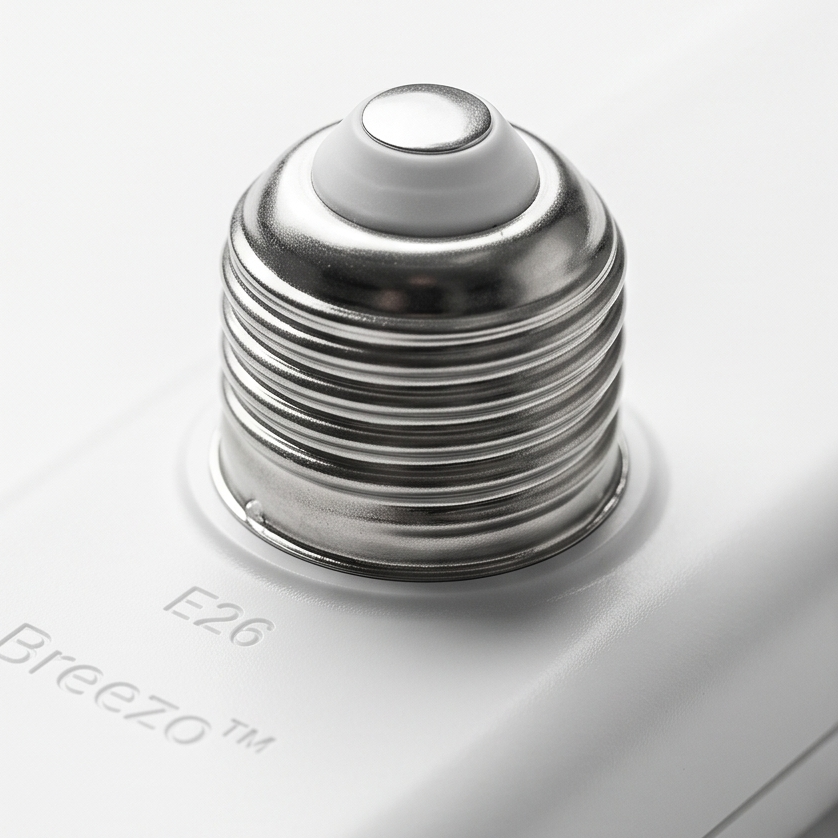 Breezo™ – Screw-In Ceiling Fan with LED Light