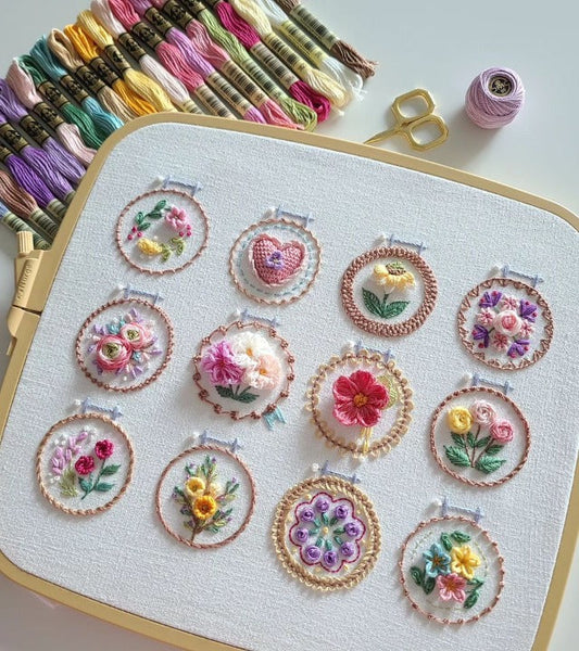 Florvenna™ – Hand-Stitched Floral Keepsake Craft Kit (50%)