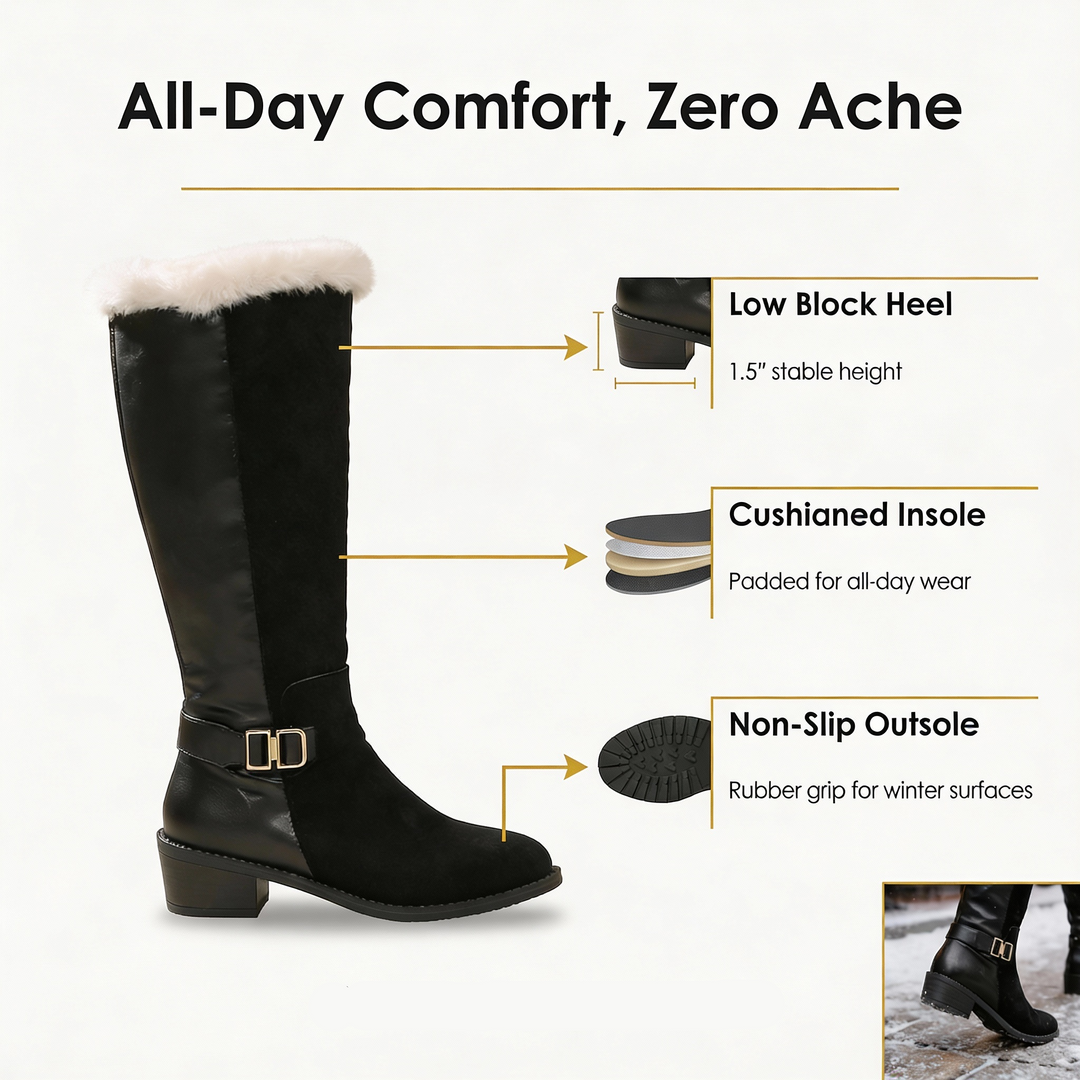 Velara™ Fleece Lined Knee High Winter Boots