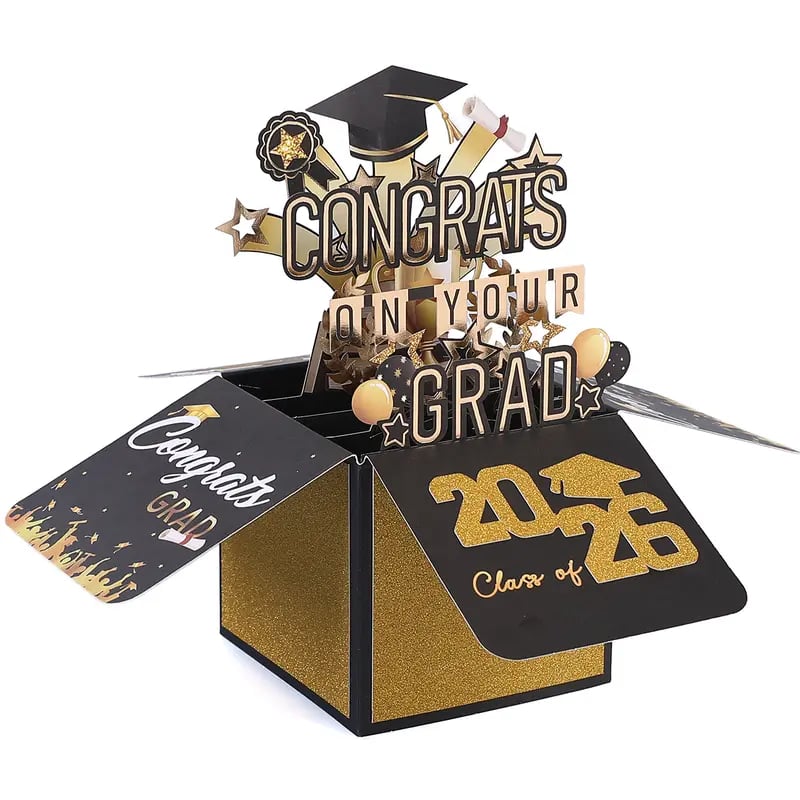 LumiCard™ - 3D Pop-Up Graduation Card for Class of 2026
