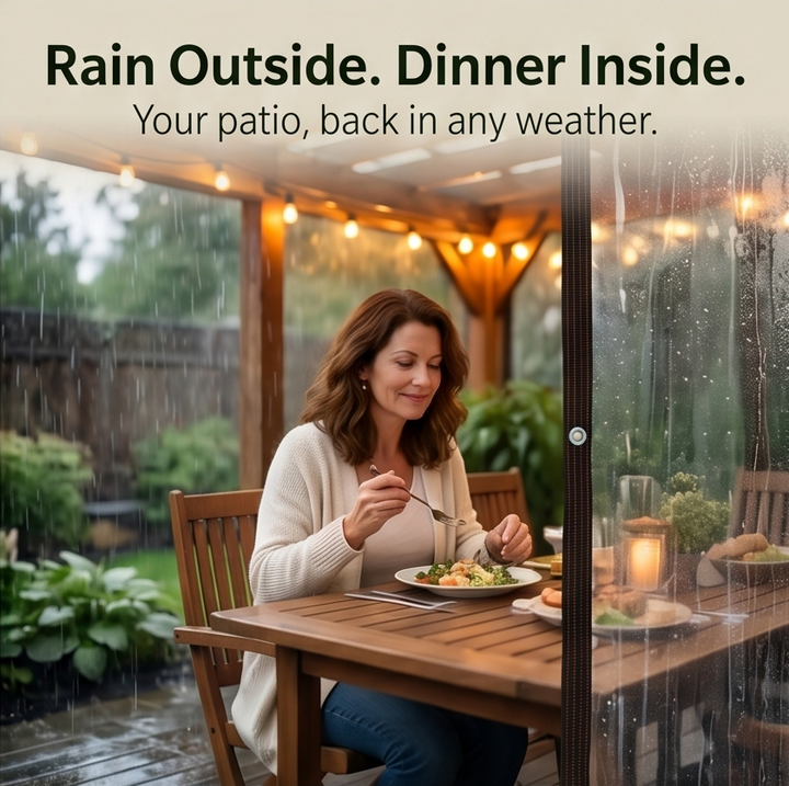 Clearvana™ – Clear Heavy-Duty Patio Tarp