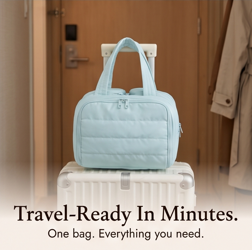 Cloudette™ – Wide-Mouth Toiletry Bag