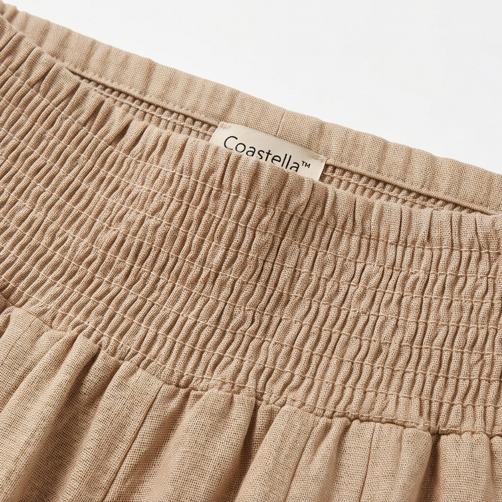 Coastella™ – Smocked-Waist Culottes