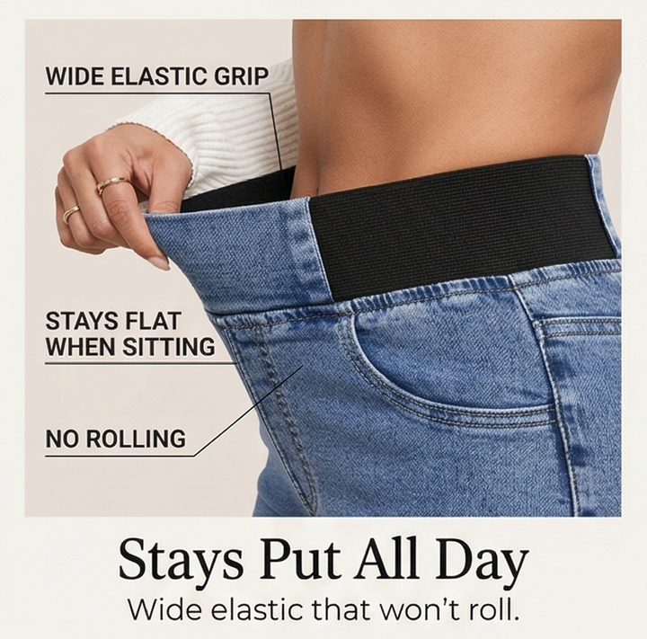 Curvela™ – High Waist Stretch Flare Jeans