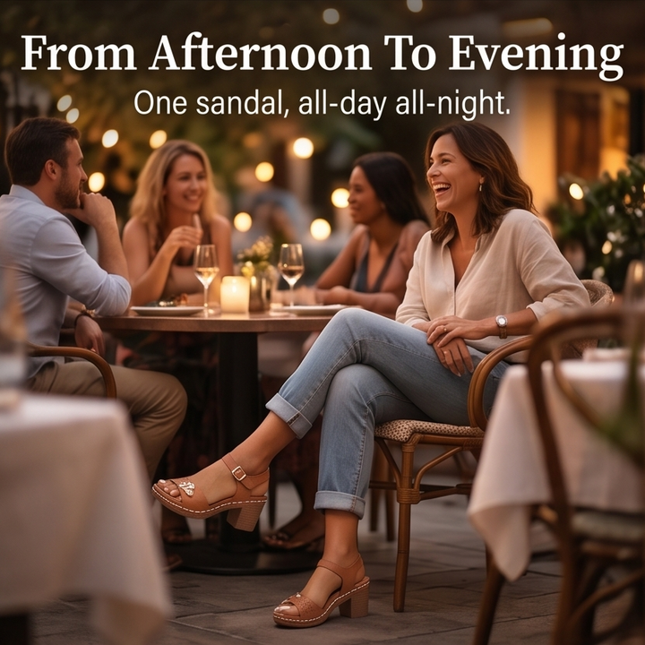Luna™ Cushioned Block Heel Sandals for All-Day Wear