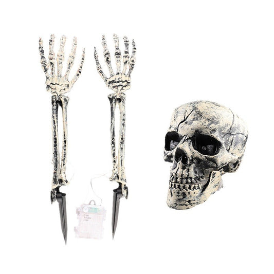 Hauntlet™ – Skeleton Lawn Stakes with LED Lights (50% Off)