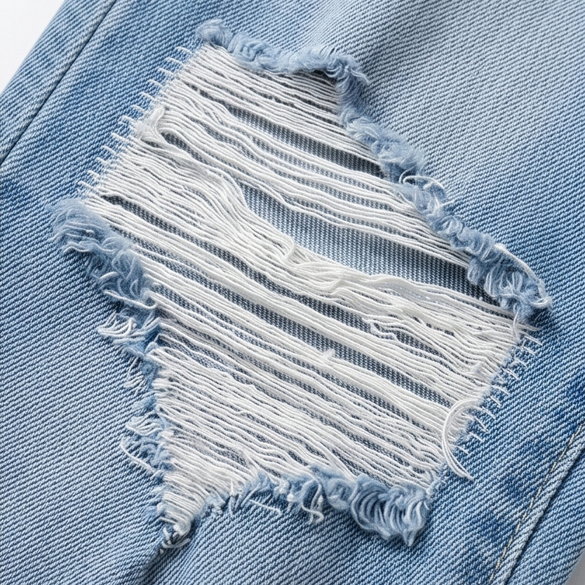 Denara™ – High Waist Ripped Flare Jeans