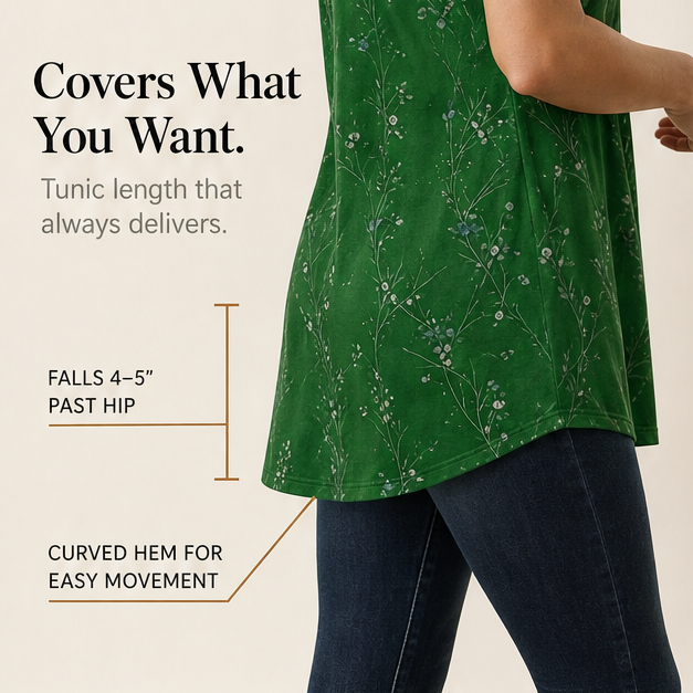 Lunalia™ – Flowy Floral Tunic for Everyday
