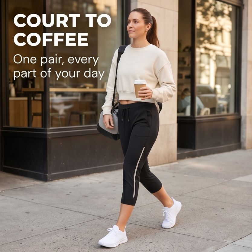 Movella™ – Stretch-Fit Capri Pants with Zip Pockets
