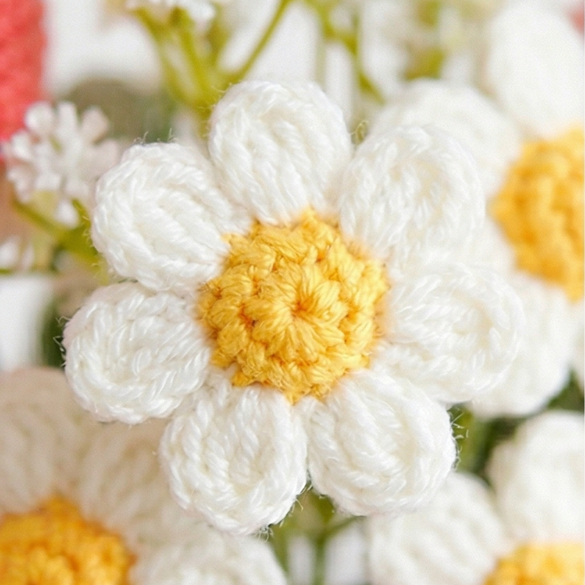 Bloomora™ – Handmade Crochet Flower Bouquet