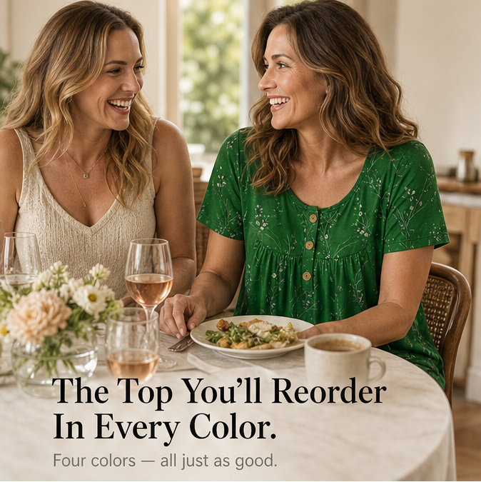 Lunalia™ – Flowy Floral Tunic for Everyday