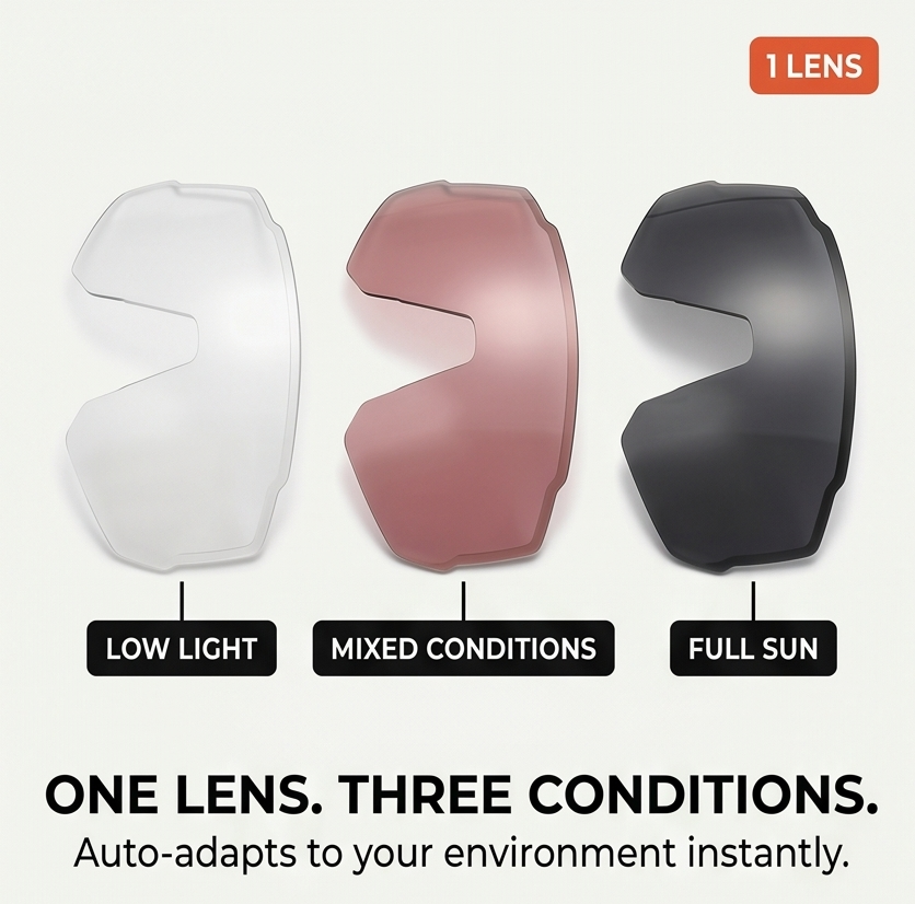 PhotoShift™ – Polarized Sport Sunglasses for Cyclists