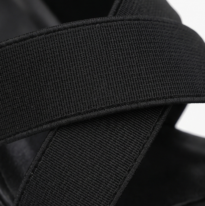 Zarelle™ - Cross-Strap Platform Heel Sandals with Hidden Back Zip