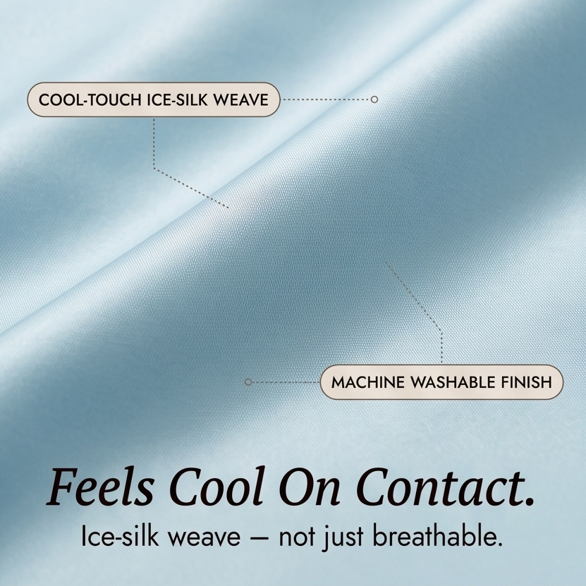 DreamCool™ – Cooling Ice-Silk 4-Piece Bedding Set