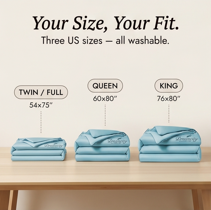 DreamCool™ – Cooling Ice-Silk 4-Piece Bedding Set