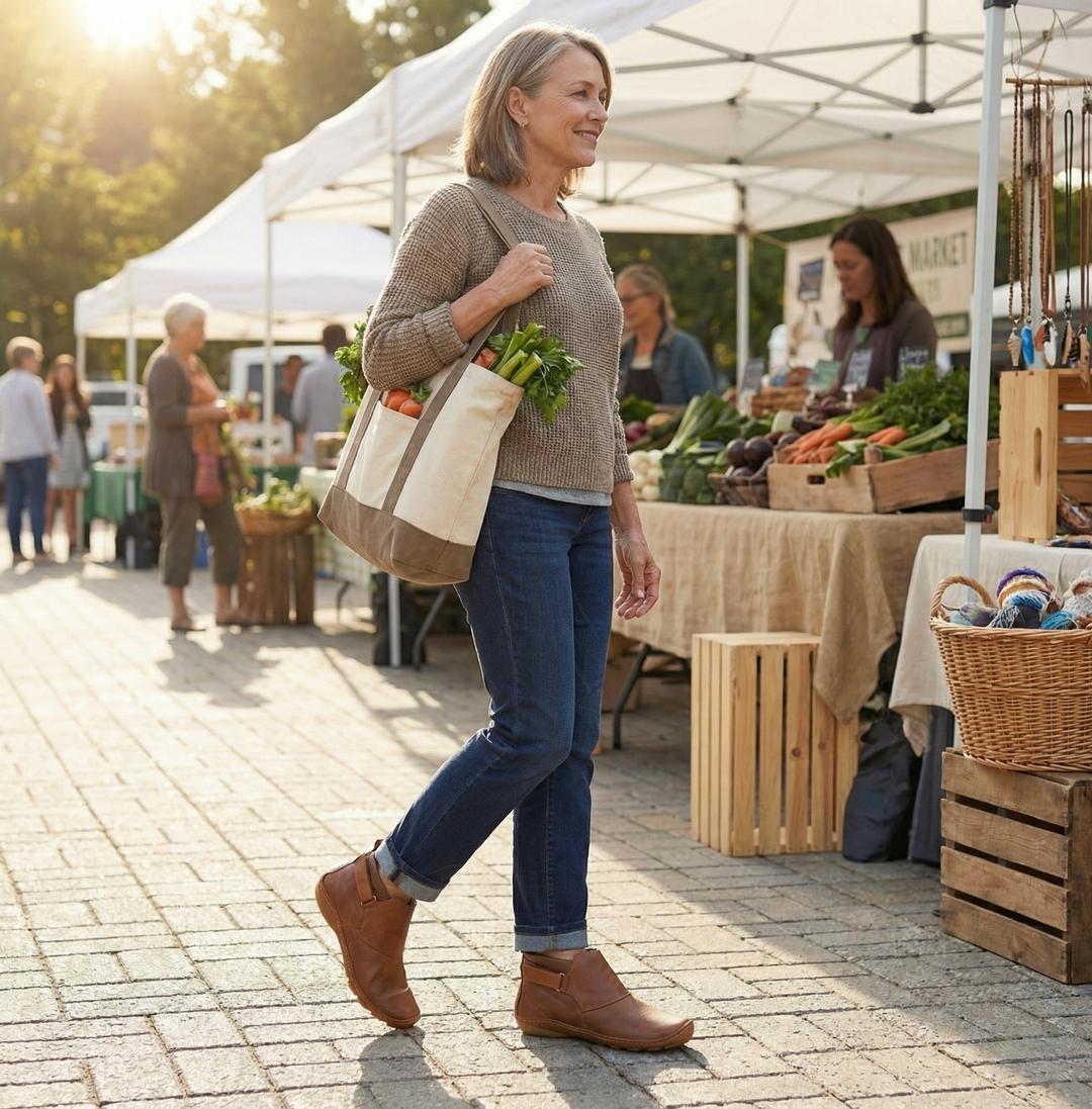Solena™ Adjustable Ankle Boots for Sensitive Feet