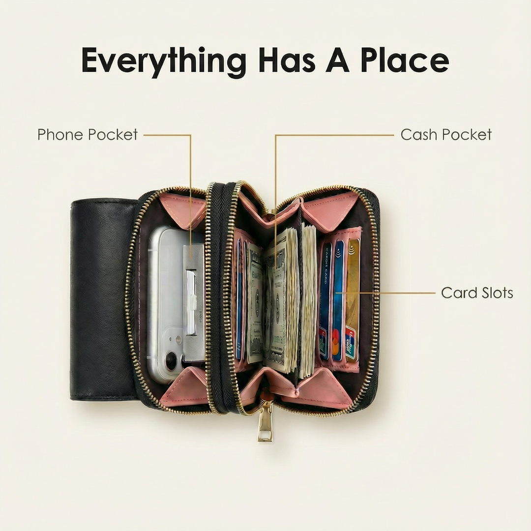Carrara™ Touch Through Crossbody Phone Purse