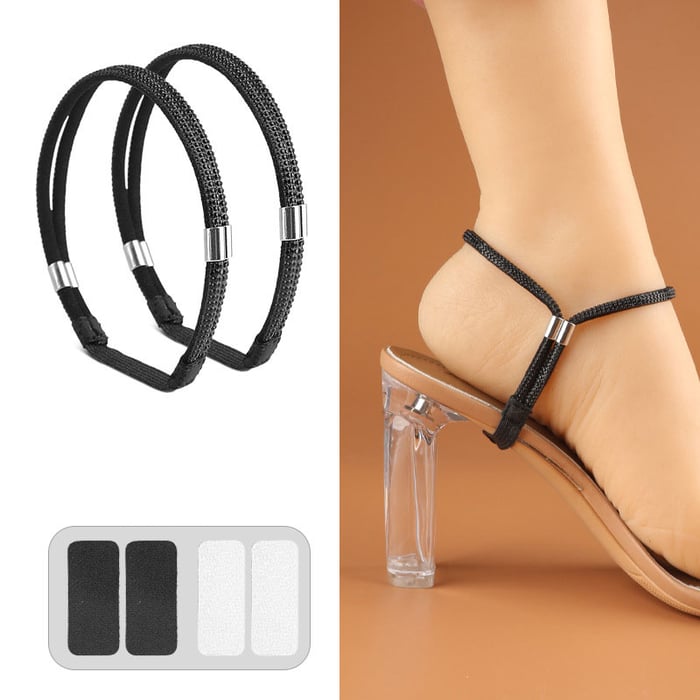 Strella™ – Instant Glam Rhinestone Heel Straps