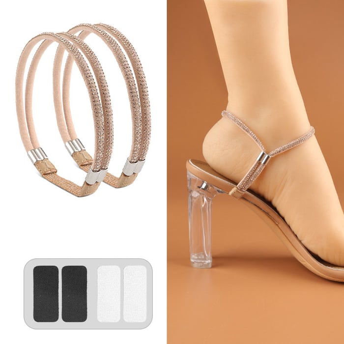 Strella™ – Instant Glam Rhinestone Heel Straps