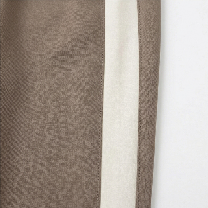 Ellara™ – Contrast Trim V-Neck and Pants Set