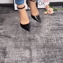 Amelise™ – Patent Pointed Toe Stiletto Heels