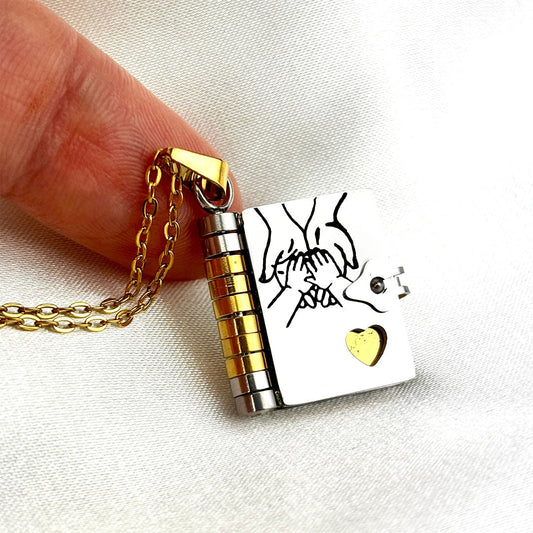 Belovia™ – Mini Book Necklace Keepsake (50% Off)