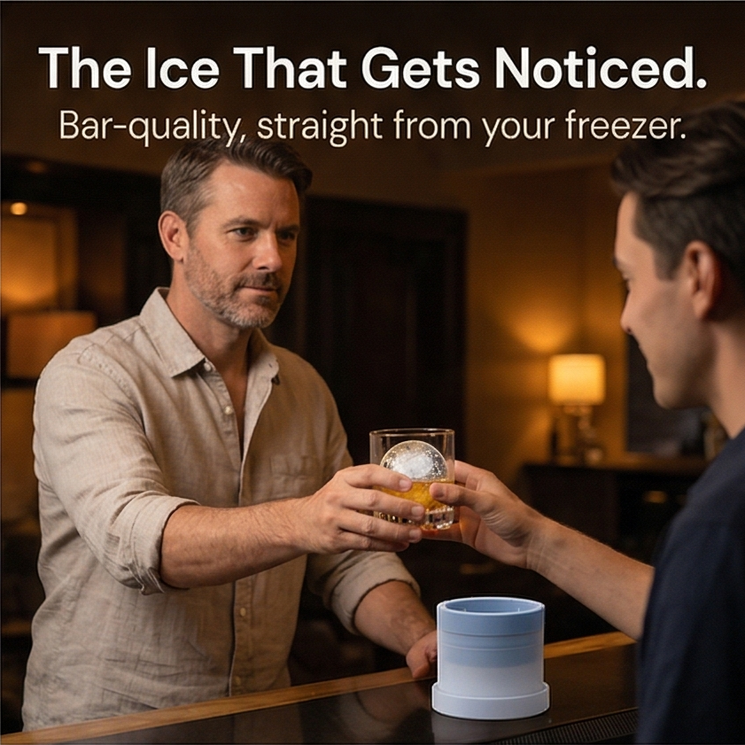 Glacero™ – Slow Melt Ice Ball Mold Set