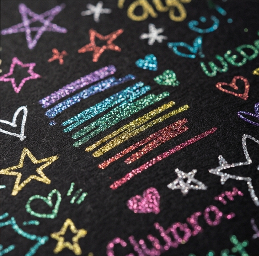 Glintara™ – Shimmering Glitter Gel Pen Set