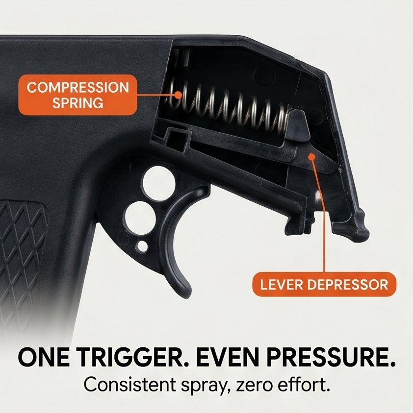 Gripfire™ – Snap-On Spray Gun Handle for Any Can
