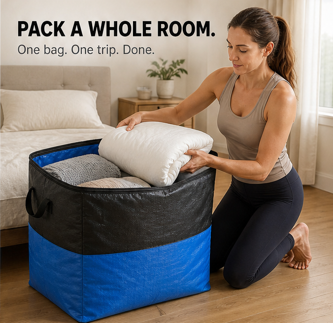 Haulora™ – Collapsible Storage Bag for Moving
