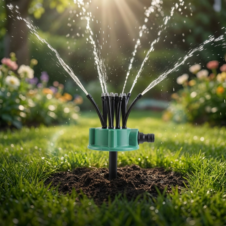 Aquava™ – 360° Multi Arm Garden Sprinkler