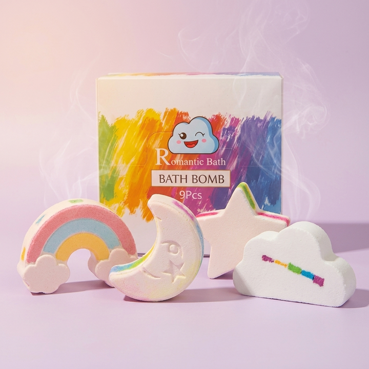 Bathfizz™ – Rainbow Bath Bombs in Fun Shapes
