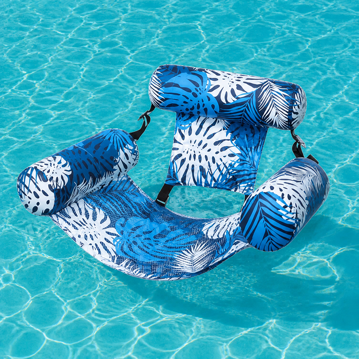 Lazura™ — Tropical Pool Float Chair with Headrest