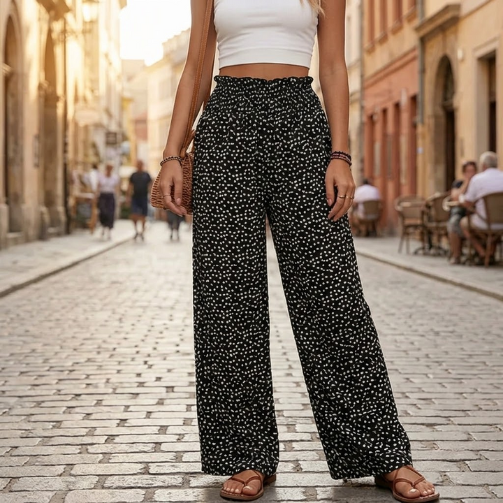 Vivara™ – Flowy High Waist Pull On Pants