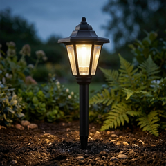 Lumivera™ – Vintage Hexagonal Solar Garden Light