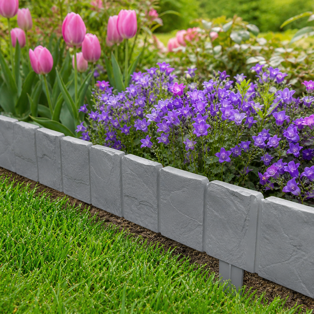 Stonelay™ – Stone-Effect Garden Edging that Taps In