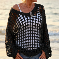 Covena™ – Breezy Crochet Layering Top