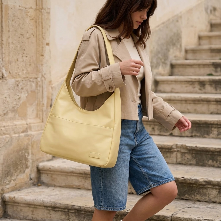 Lunavelle™ – Soft Shoulder Bag for Work and Every Day