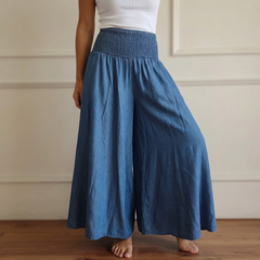 Palazza™ – Smocked Waist Wide Leg Palazzo Pants