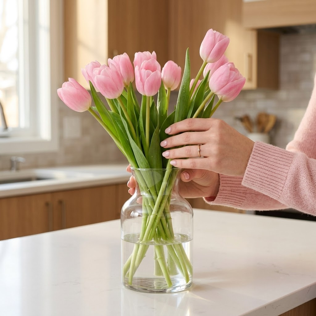 Lumora™ – Real Touch Tulip Bouquet