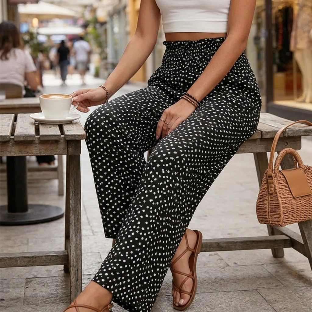 Vivara™ – Flowy High Waist Pull On Pants