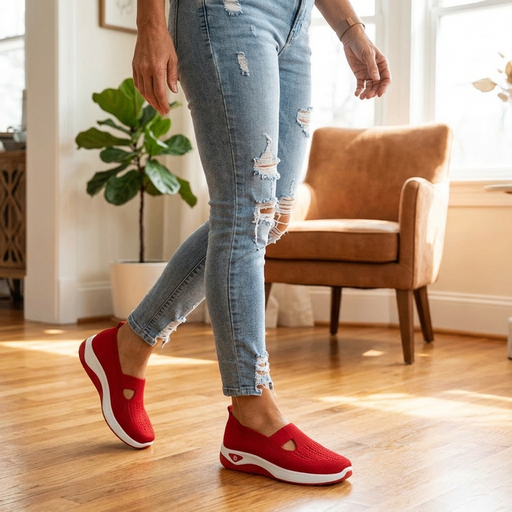 Striveknit™ – Breathable Slip-On Sneakers for All-Day Comfort