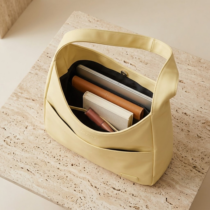 Lunavelle™ – Soft Shoulder Bag for Work and Every Day