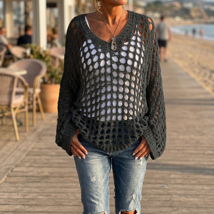 Covena™ – Breezy Crochet Layering Top